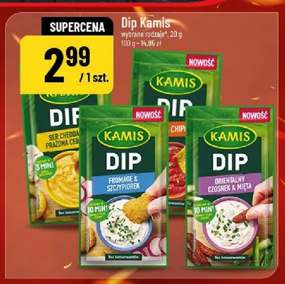 Dip Kamis ser cheddar prażona cebulka promocja w POLOmarket