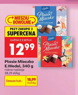 Ptasie Mleczko E.Wedel promocja w Biedronka