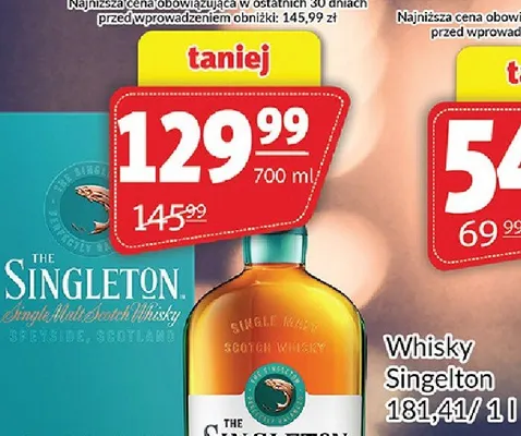 Whisky The Singleton 12 Years Old promocja w Prim Market