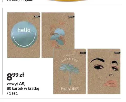 Zeszyt A5 80 kartek w kratkę promocja w Empik