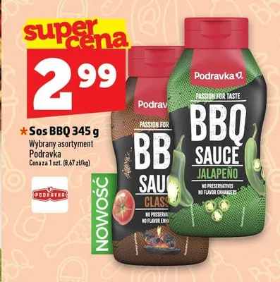 Sos BBQ Classic Podravka promocja w TOPAZ