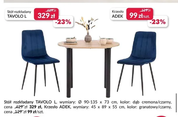Krzesło Adek promocja w Salony Agata