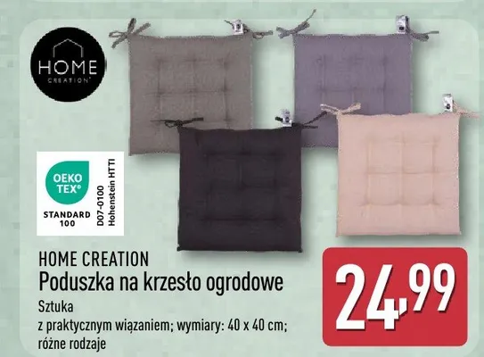 Poduszka na krzesło ogrodowe promocja w Aldi