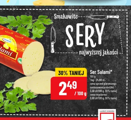 Ser Salami Mlekpol promocja w POLOmarket