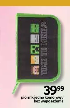 Piórnik jednokomorowy bez wyposażenia Time to Play promocja w Empik
