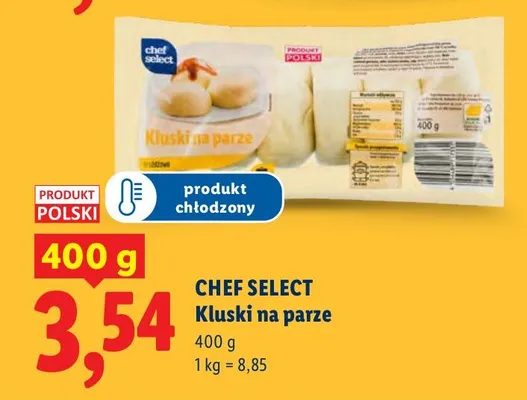Kluski na parze promocja w Lidl