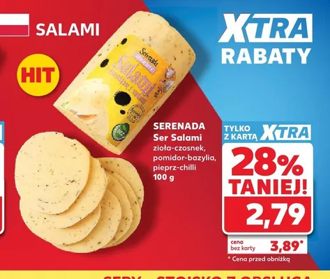 Ser Salami Serenada pieprz-chilli promocja w Kaufland