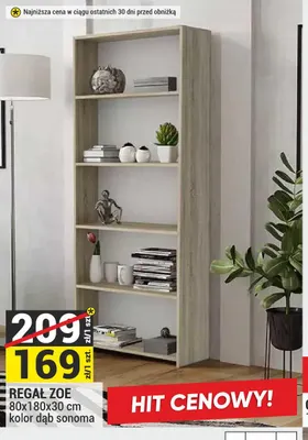 Regał Zoe promocja w Merkury Market