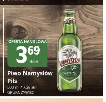 Piwo Namysłów Pils promocja w Marketvita
