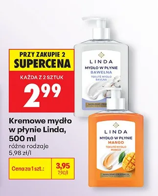 Mydło kremowe w płynie promocja w Biedronka