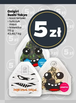 Onigiri Sushi Tokyo łosoś teriyaki promocja w Netto