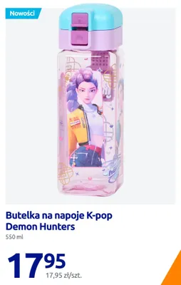Butelka na napoje K-pop Demon Hunters promocja w Action