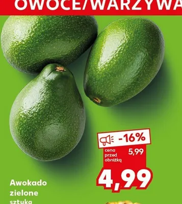 Awokado zielone promocja w Kaufland