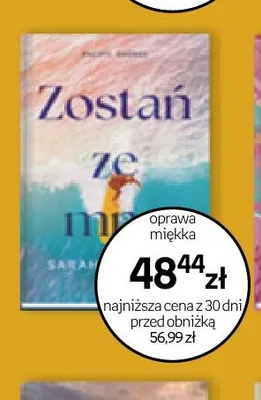 Książka Zostań ze mną Sarah Sprinz promocja w Empik