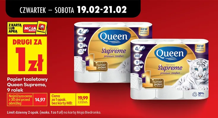 Papier toaletowy promocja w Biedronka