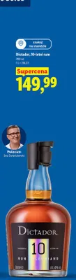 Rum Dictador 10-letni promocja w Lidl