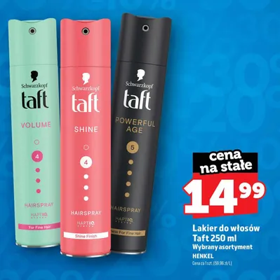 Lakier do włosów Taft Shine promocja w TOPAZ