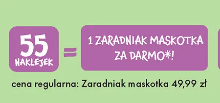Maskotka Gang Zaradniaków promocja w Biedronka