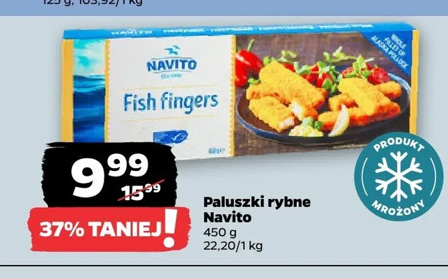 Paluszki rybne Navito promocja w Netto