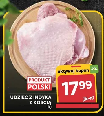 Udziec z indyka z kością promocja w Stokrotka