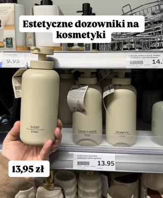 Dozownik na kosmetyki, różne warianty promocja w Action