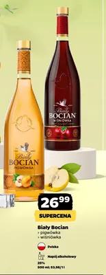 Napój alkoholowy Biały Bocian Wiśniówka Polska promocja w Netto