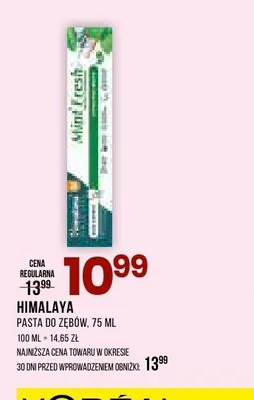 Pasta do zębów Himalaya promocja w Drogerie Natura