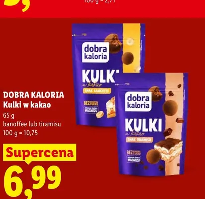 Kulki w kakao tiramisu Dobra Kaloria promocja w Lidl