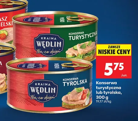 Konserwa tyrolska Kraina Wędlin promocja w Biedronka