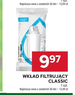 Wkład filtrujący Dafi Classic promocja w Stokrotka