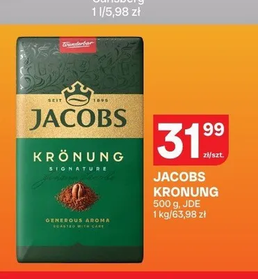 Kawa mielona Jacobs Krönung promocja w Chorten