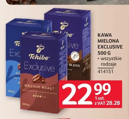 Kawa mielona Exclusive Tchibo promocja w Selgros