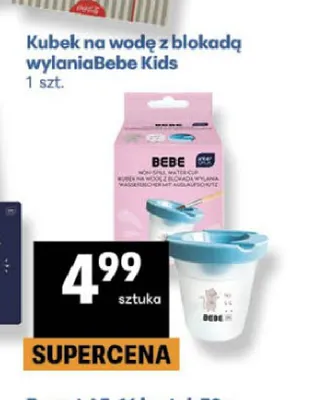 Kubek na wodę z blokadą wylania Bebe Kids promocja w Delikatesy Centrum