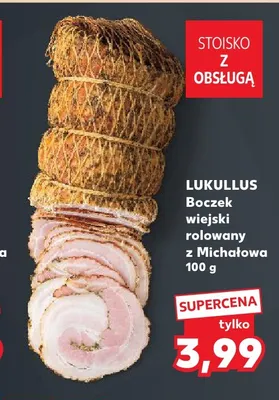 Boczek wiejski rolowany z Michałowa Lukullus promocja w Kaufland