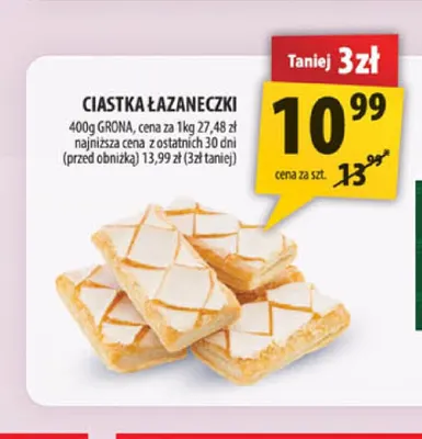 Ciastka Łazaneczki Grona promocja w Arhelan