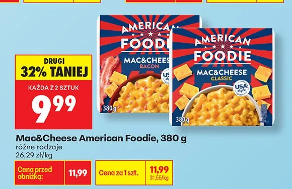 Mac&Cheese różne rodzaje promocja w Biedronka