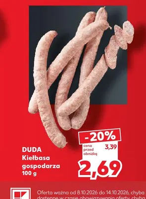 Kiełbasa gospodarza Duda promocja w Kaufland