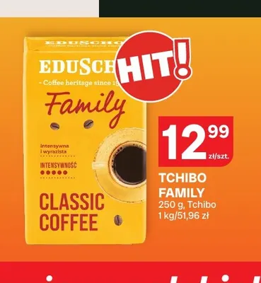 Kawa mielona Tchibo Family promocja w Chorten