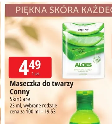 Maseczka do twarzy Conny promocja w Leclerc