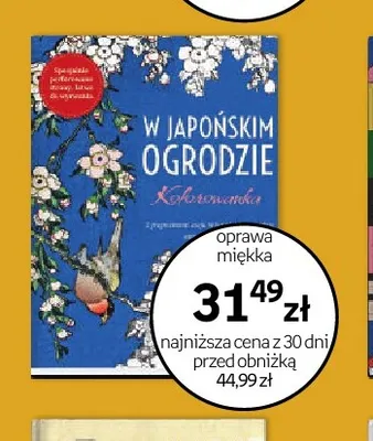 Książka W japońskim ogrodzie. Kolorowanka promocja w Empik