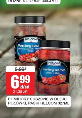 Pomidory suszone w oleju połówki Helcom promocja w Bingo