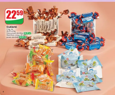 Cukierki Konafetto luz promocja w Dino