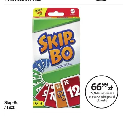 Gra karciana Skip-Bo Mattel promocja w Empik