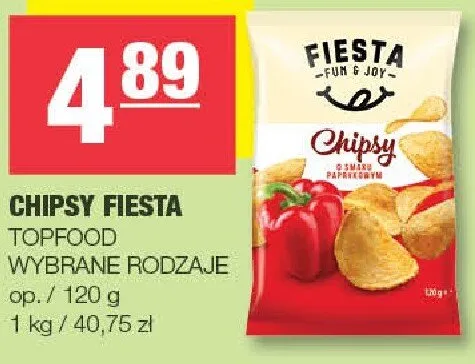 Chipsy Fiesta promocja w SPAR