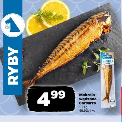 Makrela wędzona Corsarro promocja w Netto