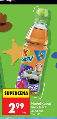 Napój Kubuś Play Iced promocja w Biedronka