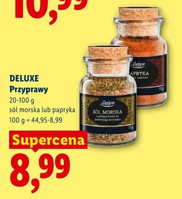 Sól morska Deluxe promocja w Lidl