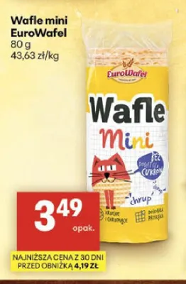Wafle mini EuroWafel promocja w Delikatesy Centrum