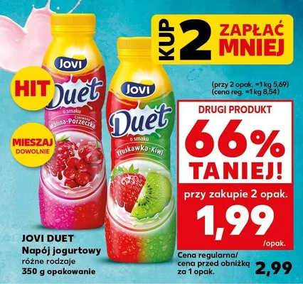 Napój jogurtowy różne rodzaje 350g opakowanie promocja w Kaufland