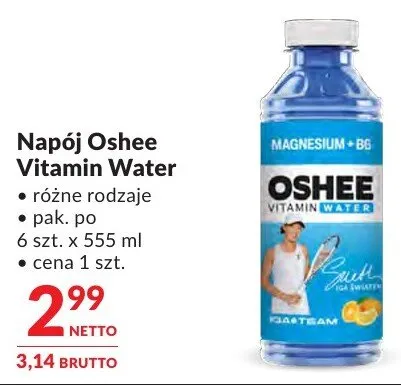 Napój Oshee Vitamin Water promocja w Makro